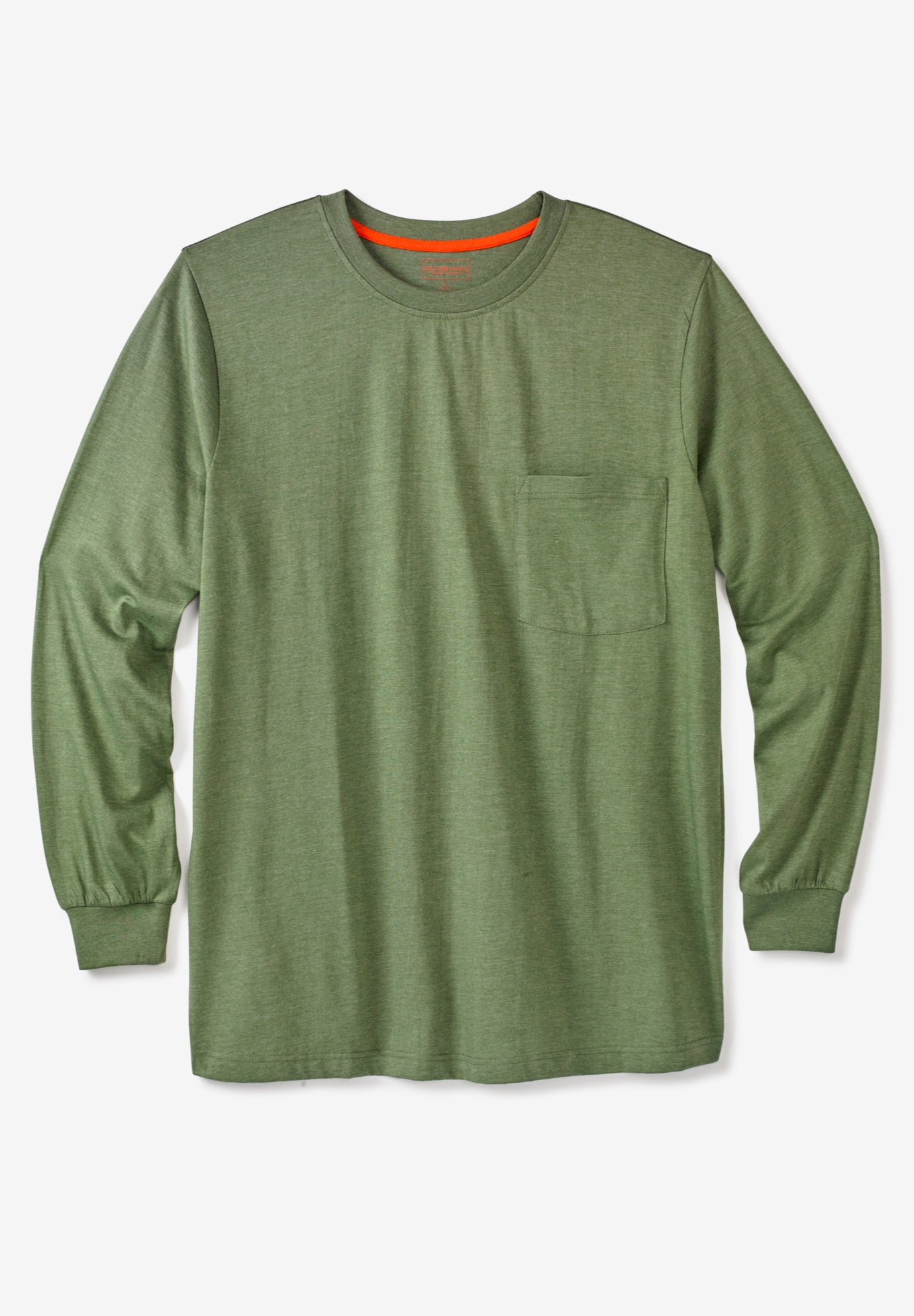 Heavyweight Crewneck Long-Sleeve Pocket T-Shirt image number 0