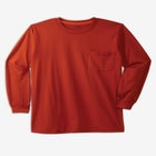 Heavyweight Crewneck Long-Sleeve Pocket T-Shirt image number null
