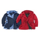 Colorblocked Taslon® Anorak image number null