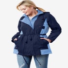 Colorblocked Taslon® Anorak image number null