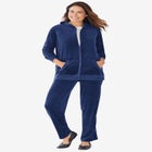 2-Piece Velour Hoodie Set image number null