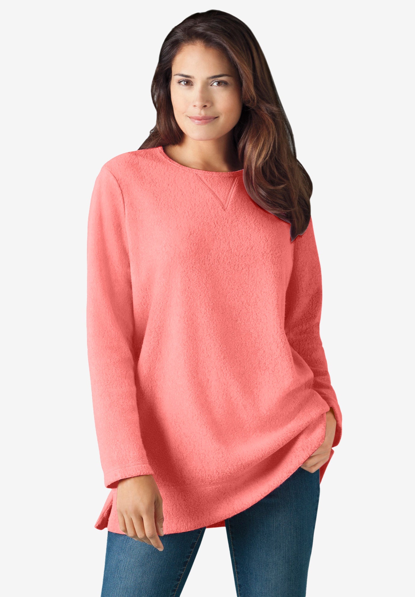 Crewneck Ultra Soft Sherpa Sweatshirt image number 0
