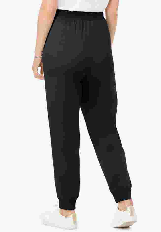 Womens Plus-Size Better-Fleece Pull-On Jogger Sweatpants image number 1