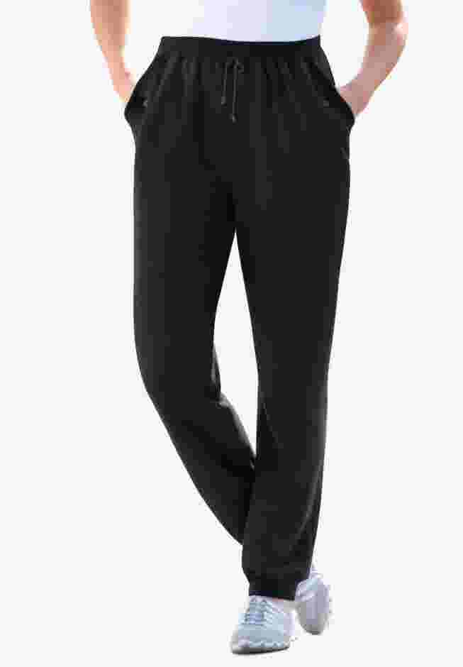 Womens Plus-Size Better-Fleece Pull-On Jogger Sweatpants image number 0