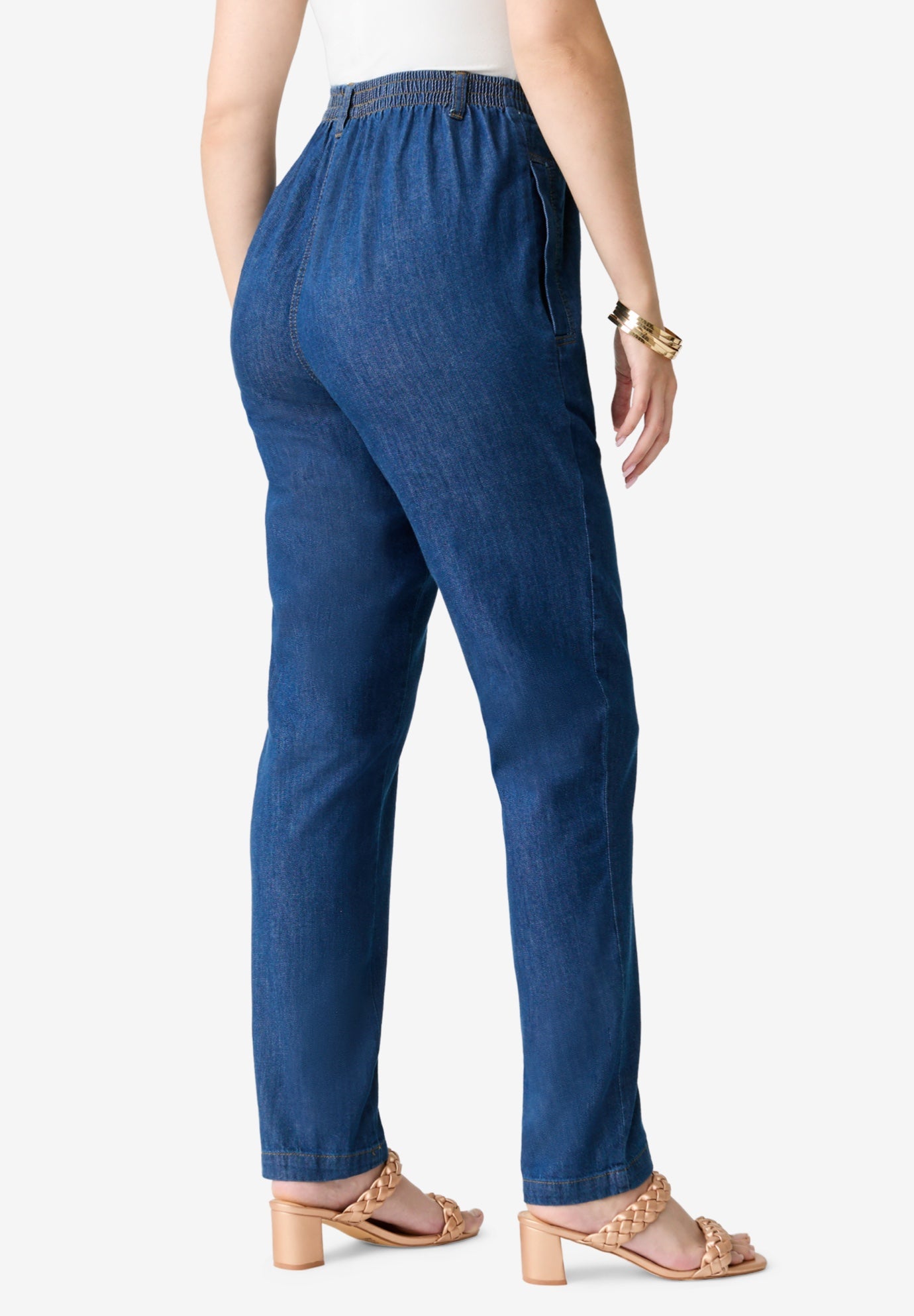 Plus Size Easy-Wear Straight Leg Jean image number 2