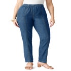Plus Size Easy-Wear Straight Leg Jean image number null