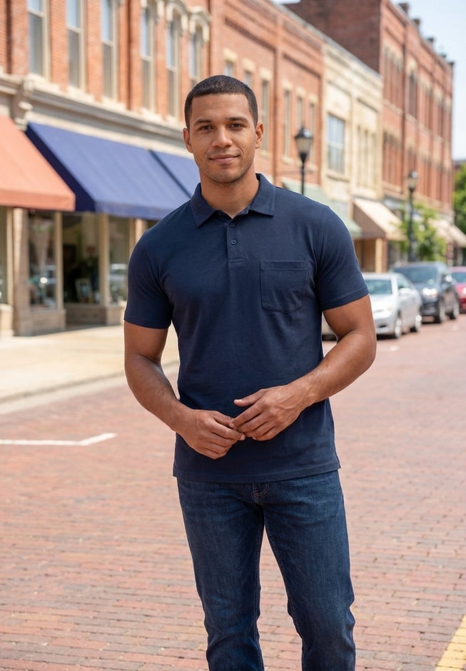 Heavyweight Jersey Polo Shirt image number 6