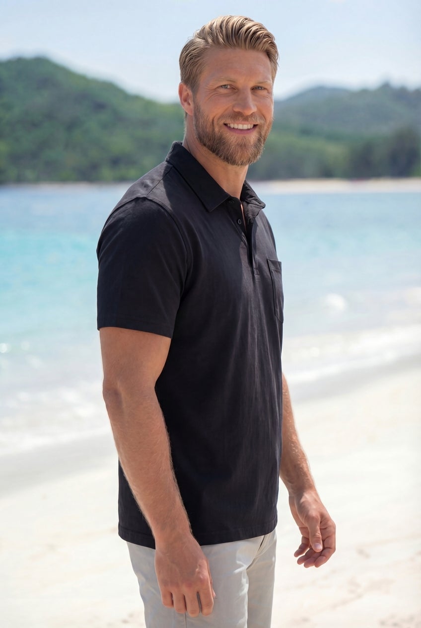 Heavyweight Jersey Polo Shirt image number 5