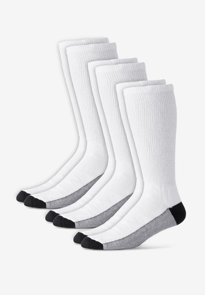 Full Length Cushioned Crew Socks 3-Pack image number 0