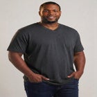 Shrink-Less Lightweight V-Neck Pocket T-Shirt image number 1
