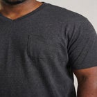 Shrink-Less Lightweight V-Neck Pocket T-Shirt image number 4