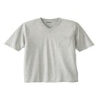 Shrink-Less Lightweight V-Neck Pocket T-Shirt image number null