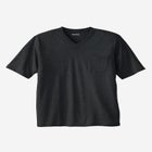 Shrink-Less Lightweight V-Neck Pocket T-Shirt image number 0