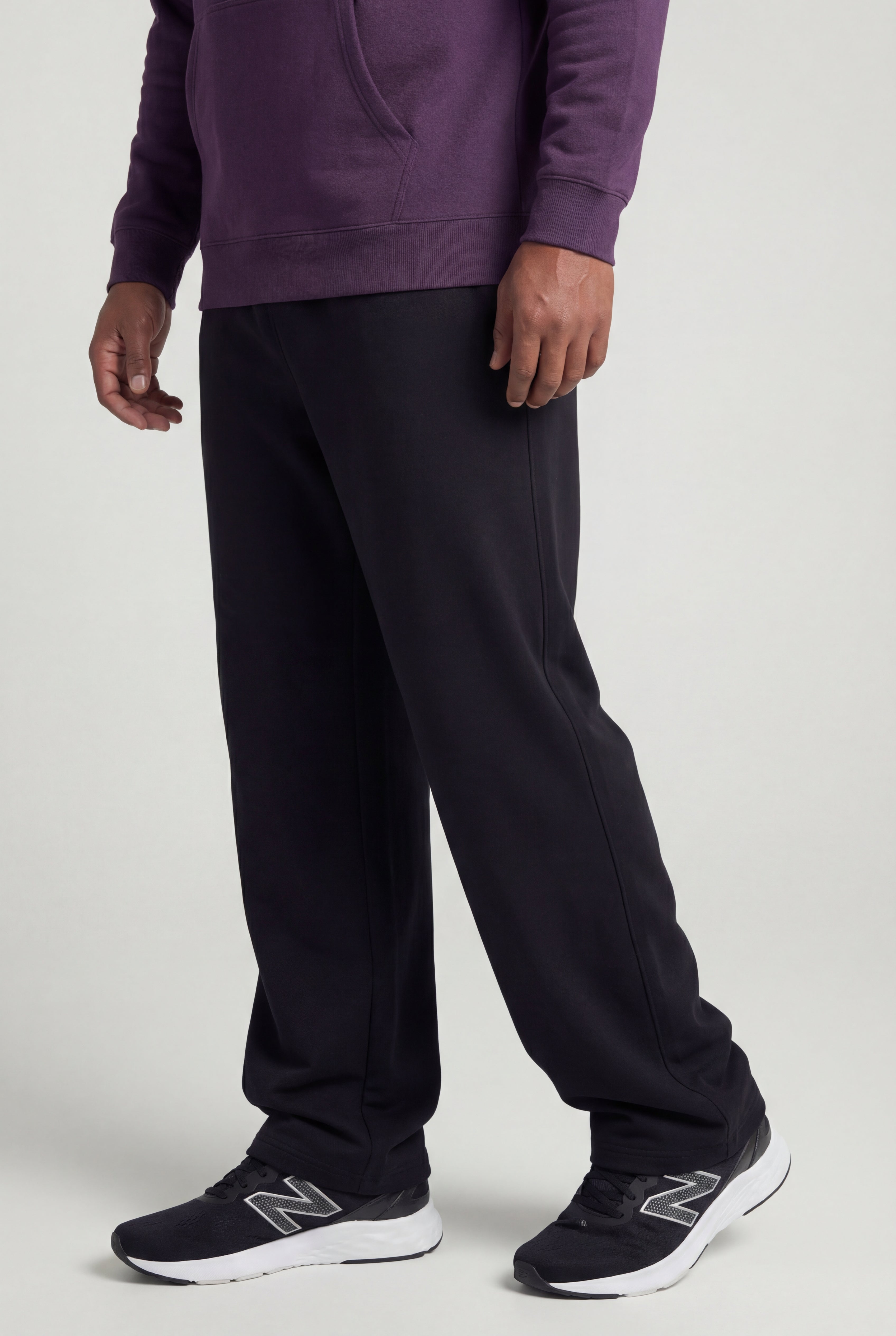 Lightweight Jersey Open-Bottom Sweatpants image number 0