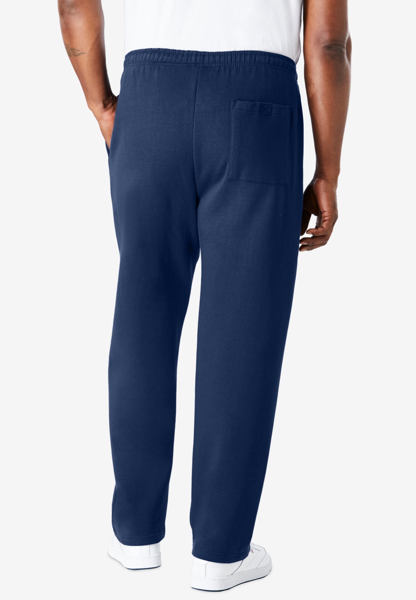 Fleece Open-Bottom Sweatpants image number 4