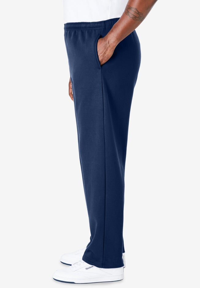 Fleece Open-Bottom Sweatpants image number 3