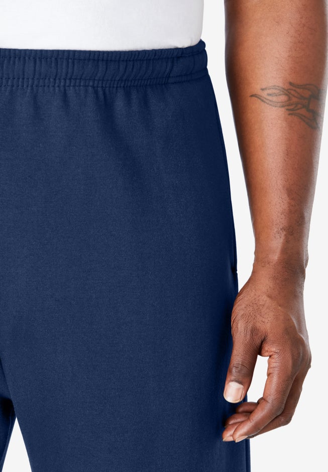 Fleece Open-Bottom Sweatpants image number 2