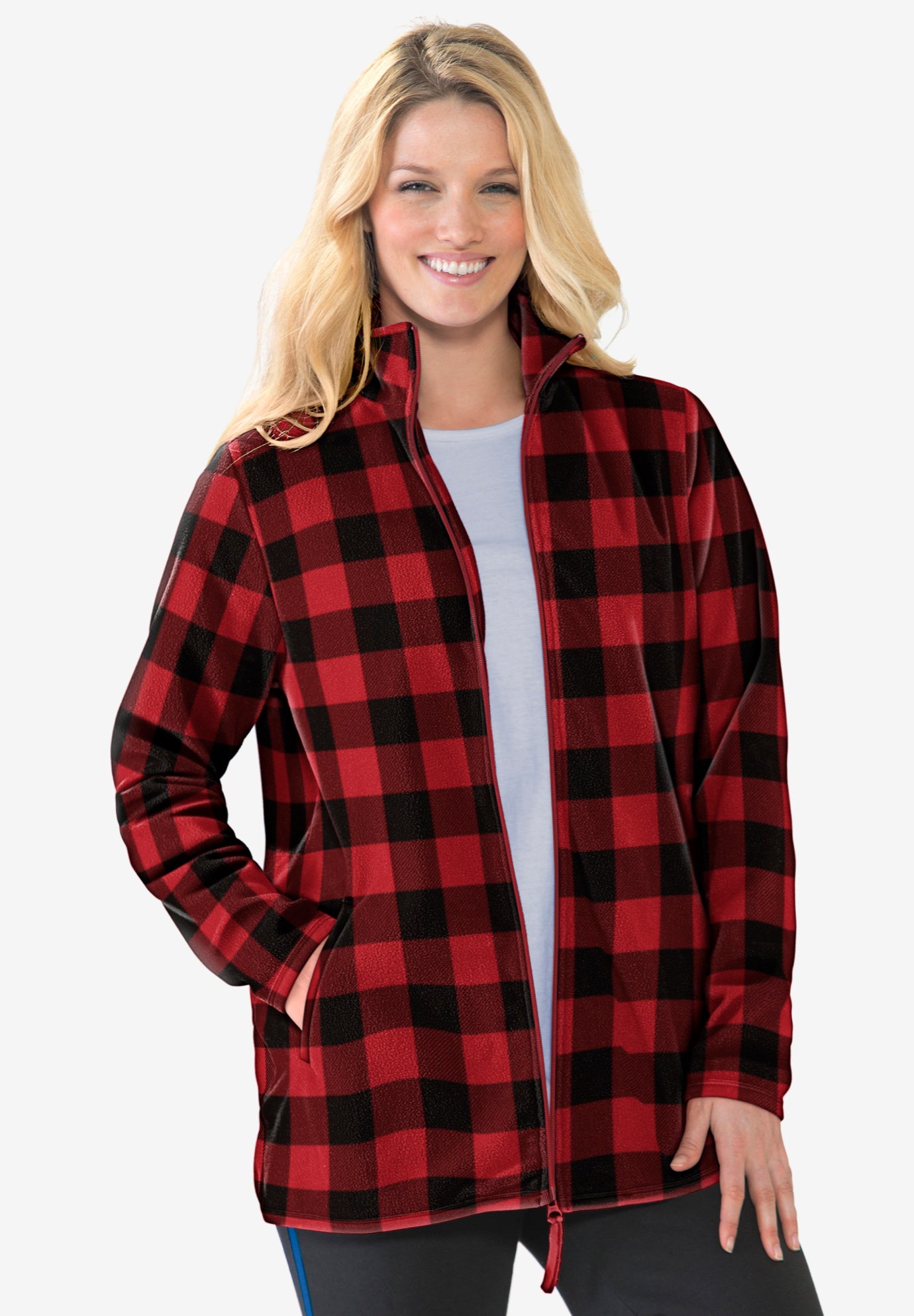 Zip-Front Microfleece Jacket image number 0