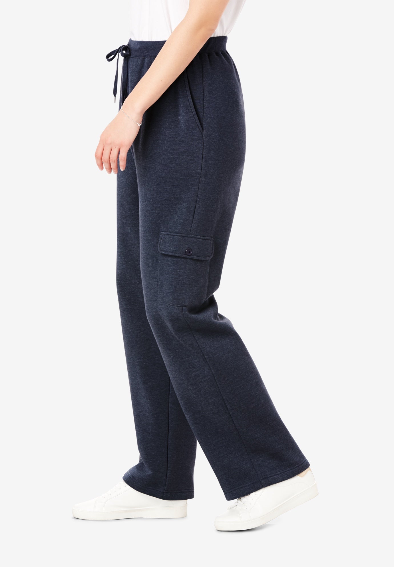 Better-Fleece Pull-On Cargo Sweatpants image number 3