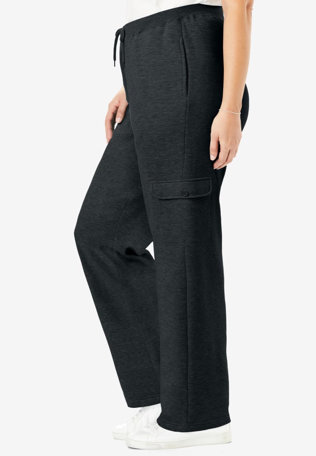 Better-Fleece Pull-On Cargo Sweatpants image number 2