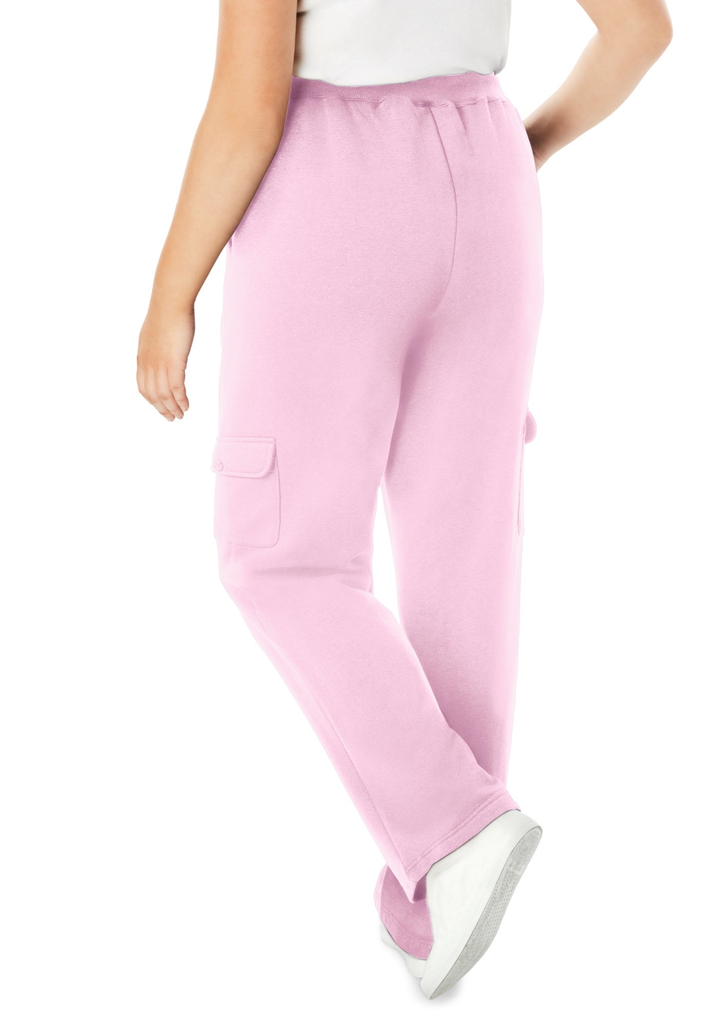 Better-Fleece Pull-On Cargo Sweatpants image number 1