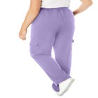 Better-Fleece Pull-On Cargo Sweatpants image number null