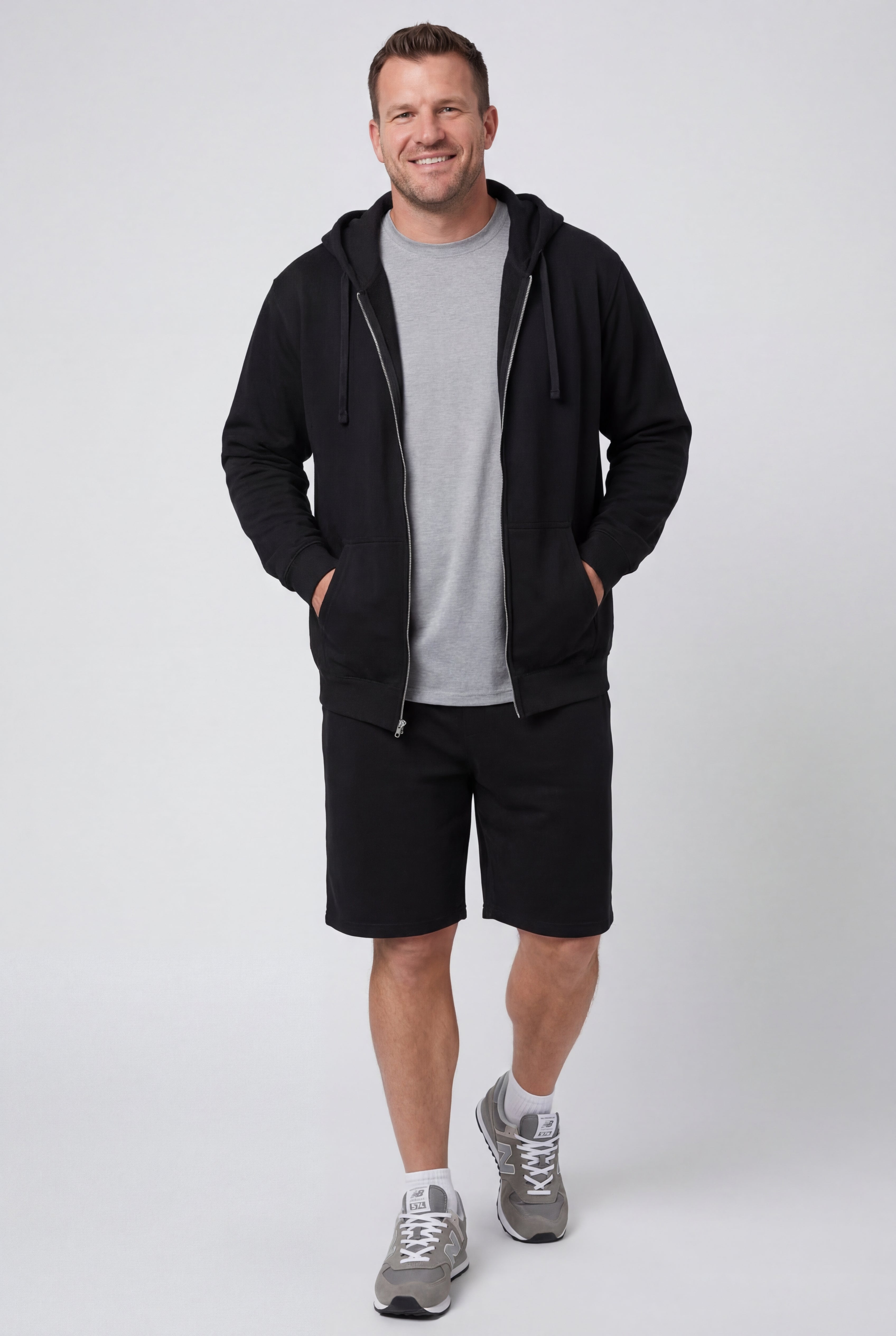 Fleece Zip-Front Hoodie image number 5