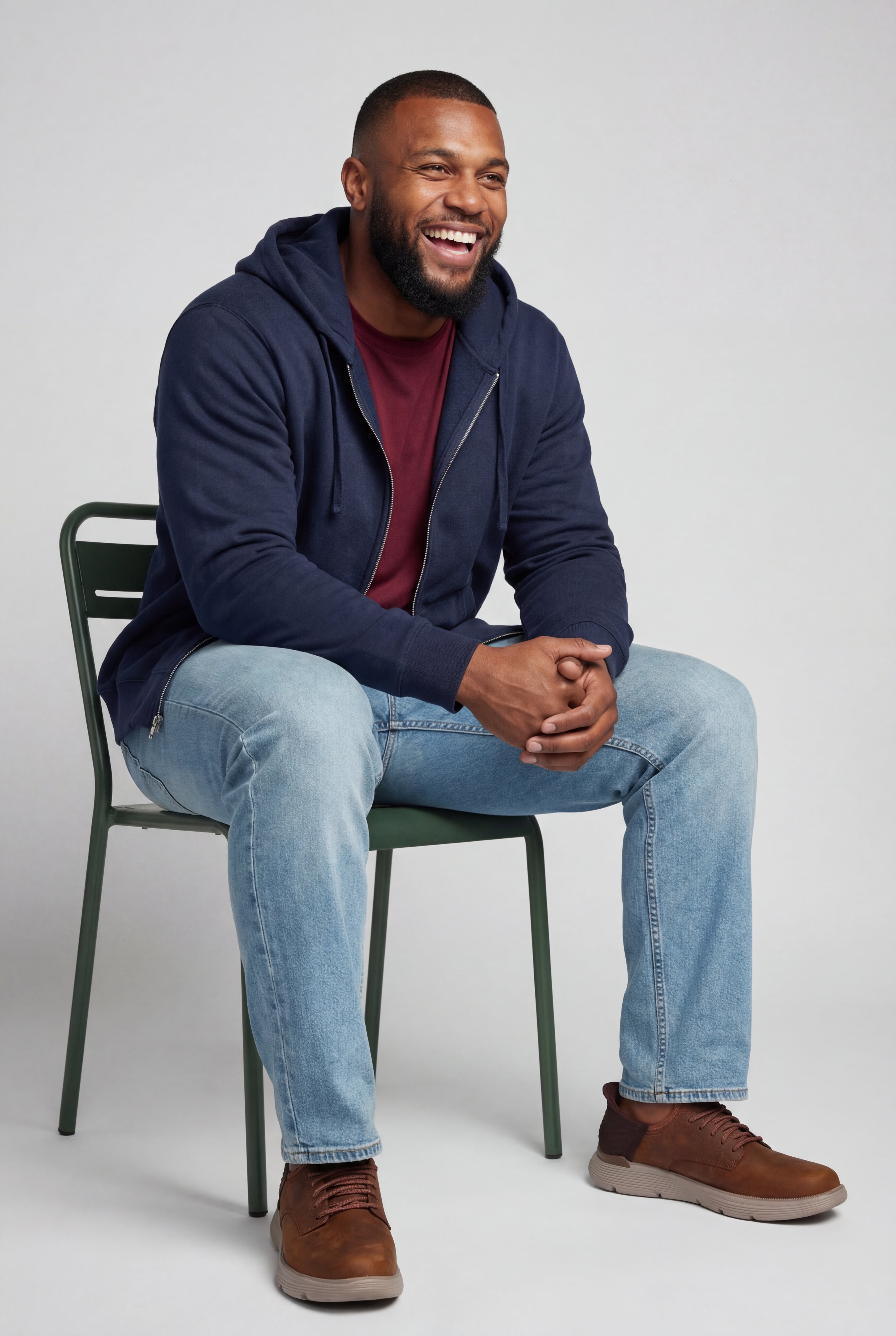 Fleece Zip-Front Hoodie image number 6