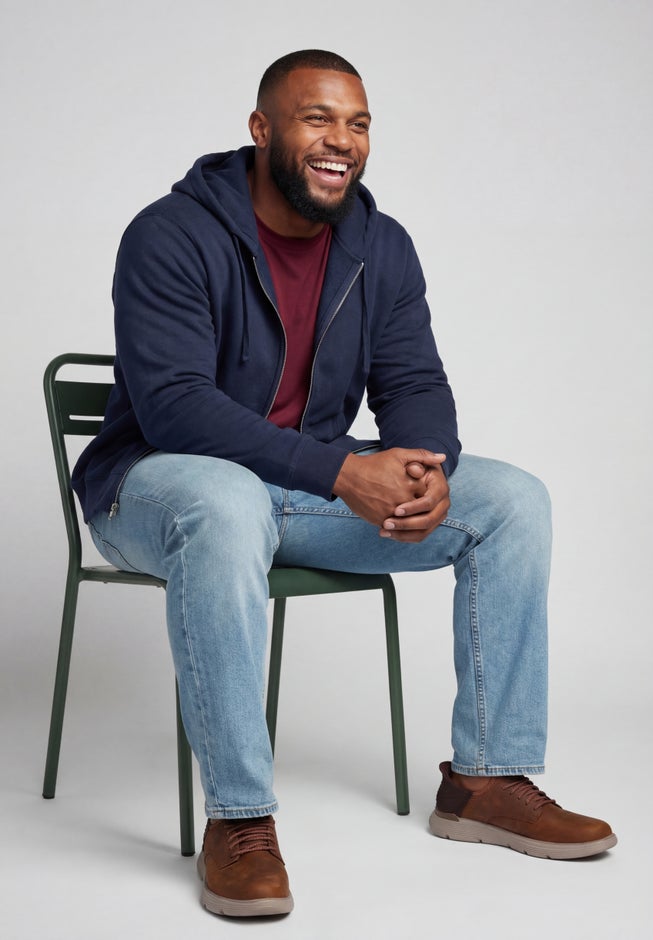 Fleece Zip-Front Hoodie image number 6