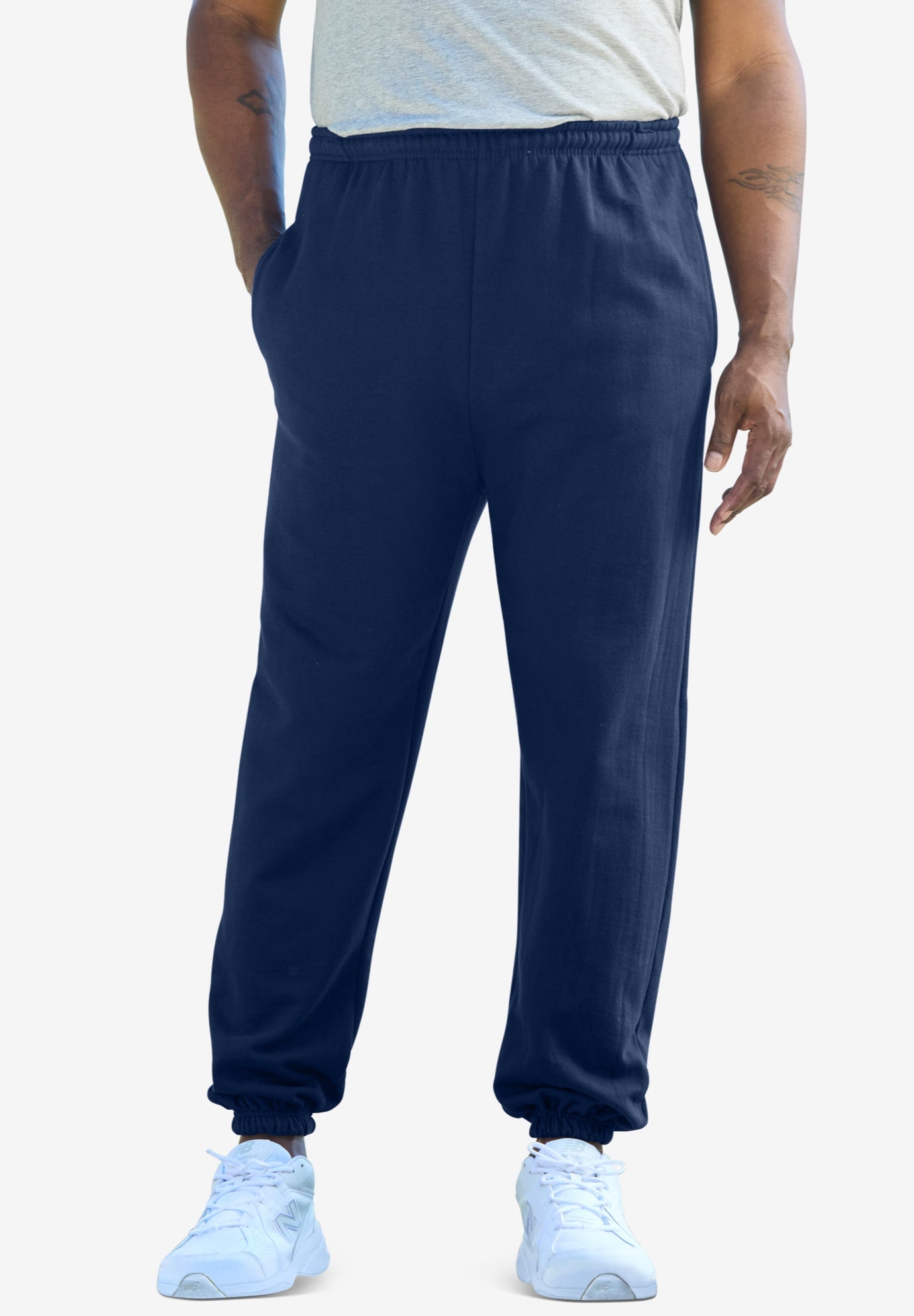Fleece Elastic Cuff Sweatpants image number 0