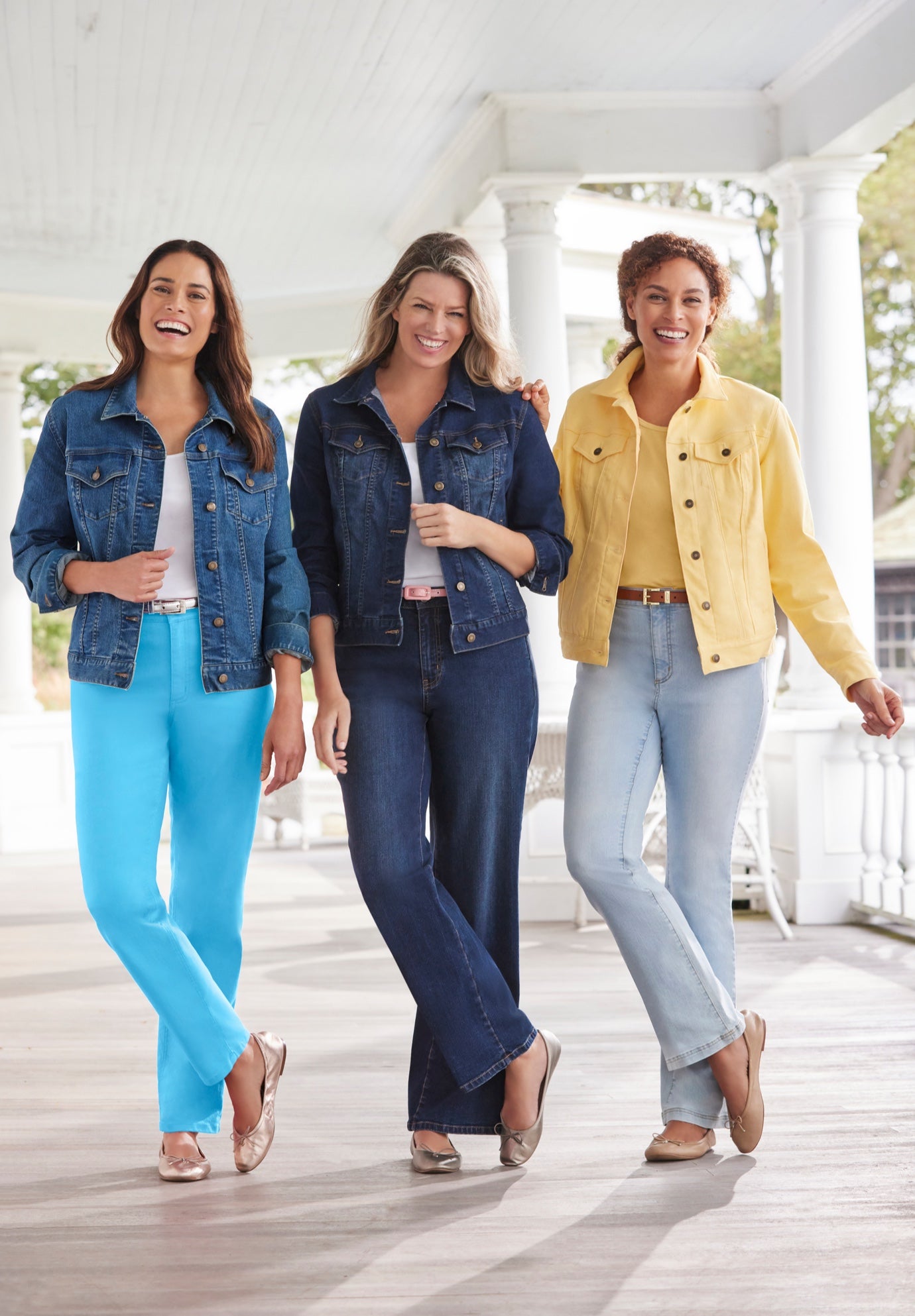 Straight-Leg Stretch Denim Five-Pocket Jeans image number 6