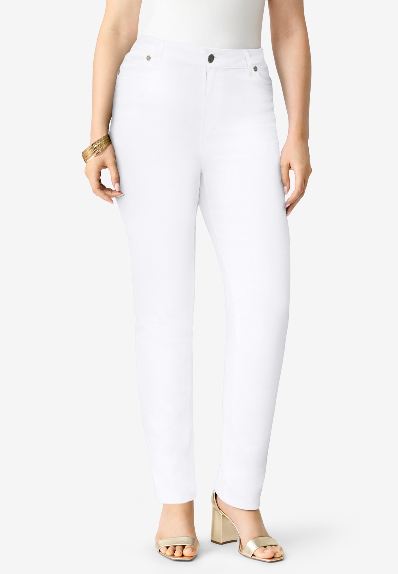 Plus Size 24/7 Stretch Straight Leg Jean image number 1