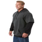 Thermal-Lined Layered Look Hoodie image number null