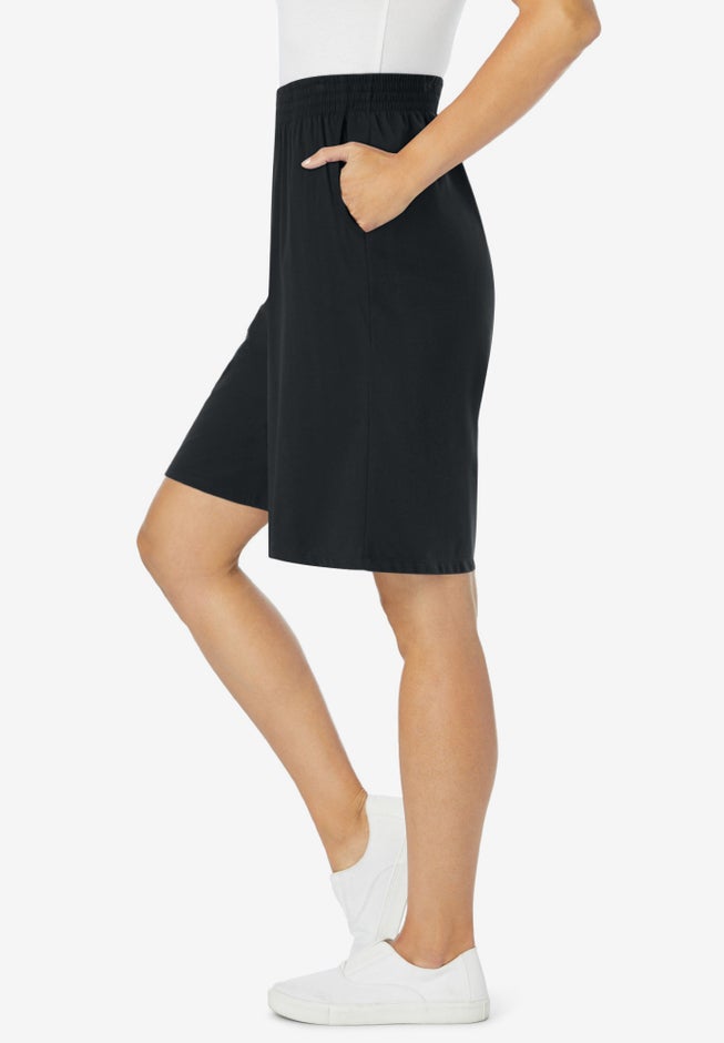 Elastic-Waist Knit Short image number 2