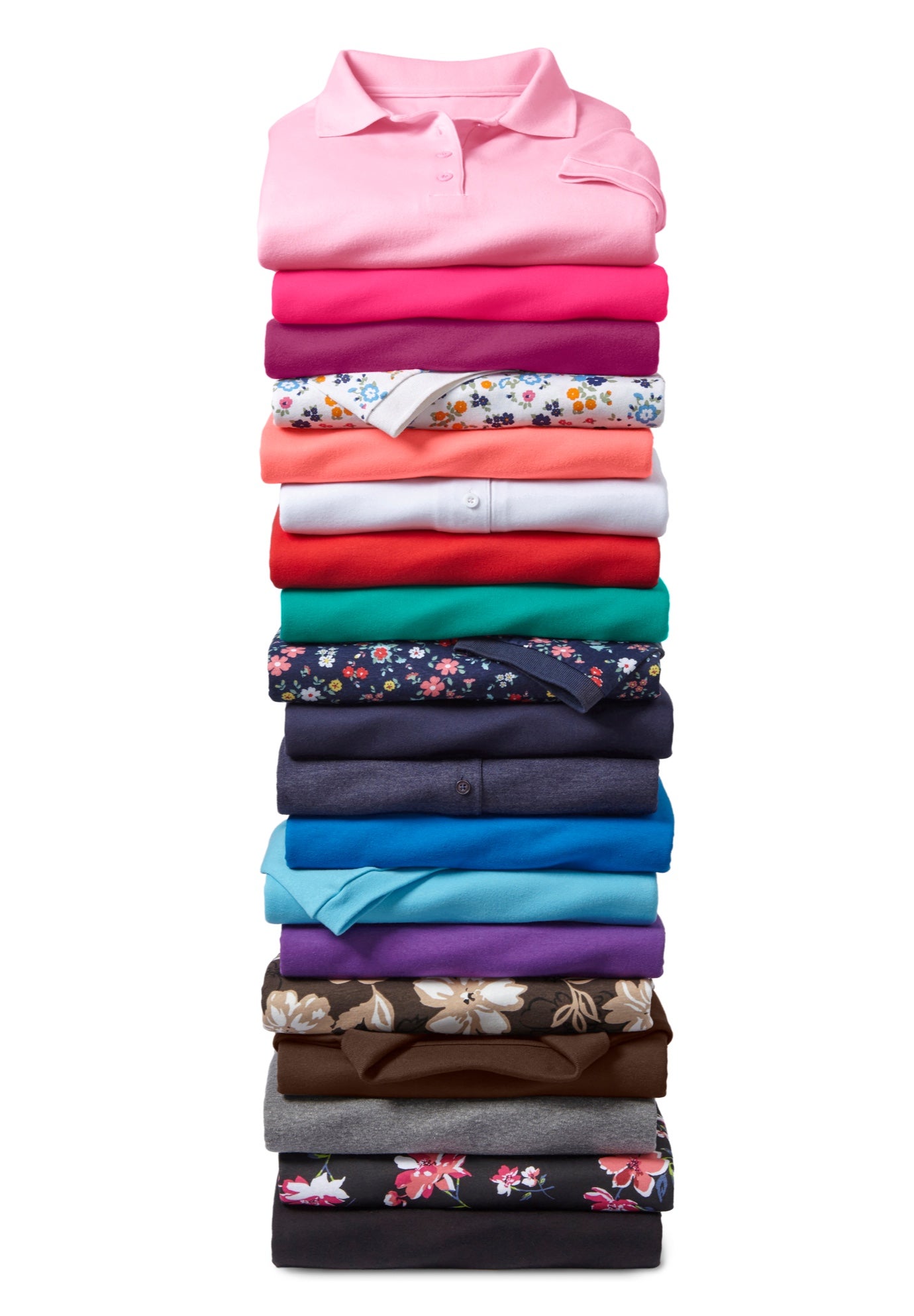 Elbow-Sleeve Polo Tunic image number 4