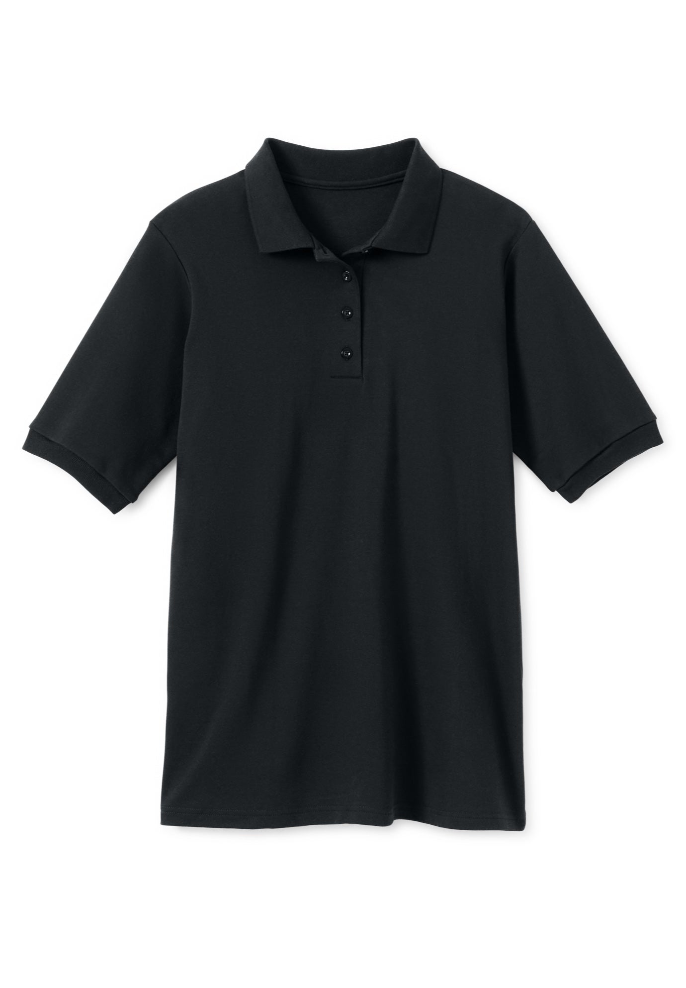 Elbow-Sleeve Polo Tunic image number 1