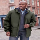 Fleece-Lined Slicker Rain Coat image number null