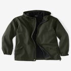 Fleece-Lined Slicker Rain Coat image number null