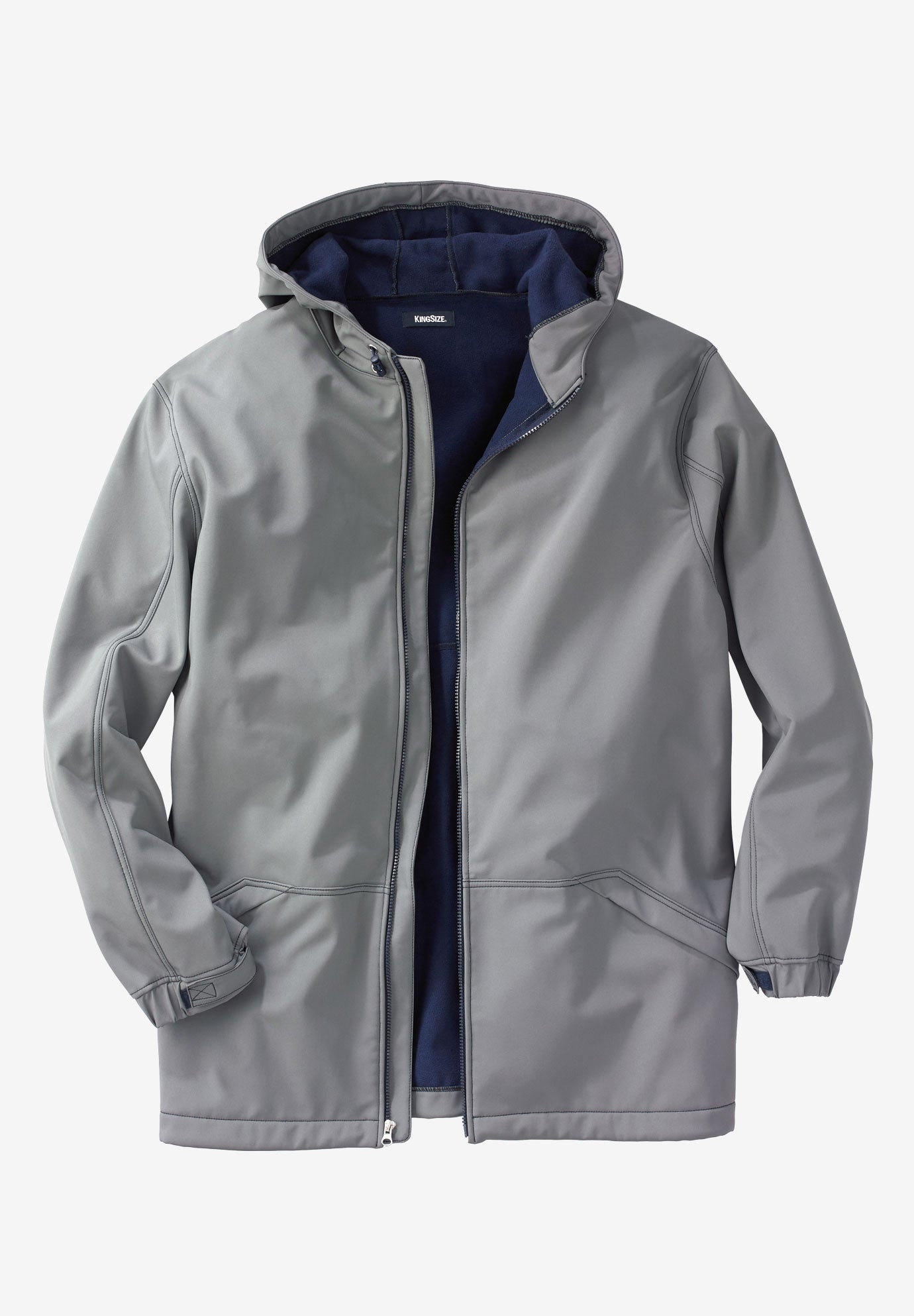 Fleece-Lined Slicker Rain Coat image number 0