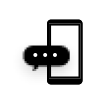 text message phone icon